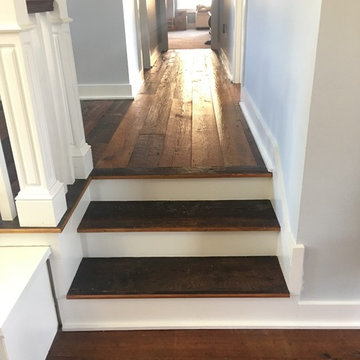 Reed Family Home - Original Face Heart Pine Flooring and Antique Hand Hewn Beams