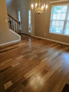 Knots in new hardwood flooring