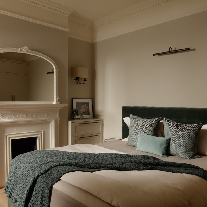 75 Beautiful Bedroom with a Chimney Breast Ideas and Designs - February ...