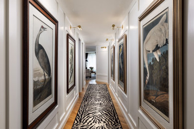 Inspiration for a transitional hallway remodel in Detroit