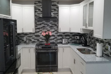 Example of a kitchen design in Miami