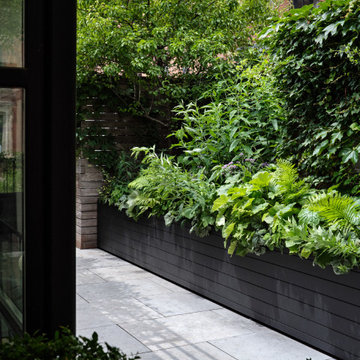 Grooved Aluminum Planters