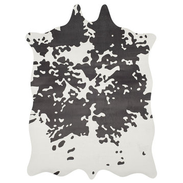 Safavieh Faux Hide Fah160C Animal Print Rug, Grey/White, 5'0"x6'6"