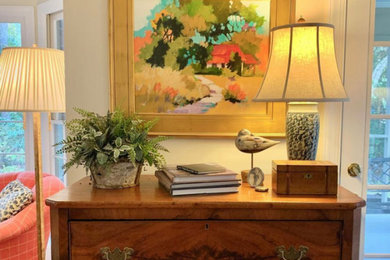 Example of a family room design in Other