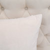 Supersoft Throw Pillow Cover 4 Piece Set, Ivory