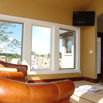Sunny Sitting Room Television Corner Mount