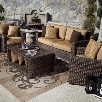 5 Pc. Montecito Outdoor Loveseat Sofa Set by Sunset West