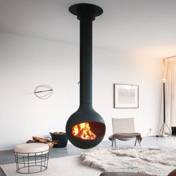 8 Tips for Breaking Up a Large Wall with a Linear Fireplace