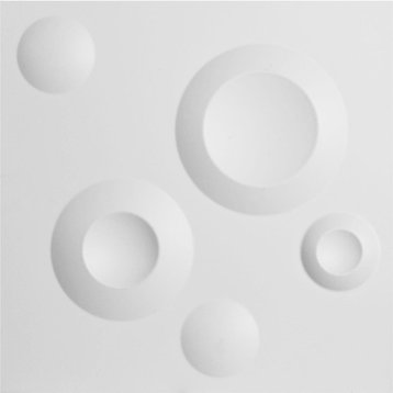 11 7/8"Wx11 7/8"H Cole EnduraWall Decorative 3D Wall Panel, White