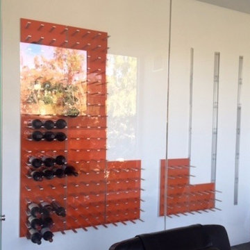Wall-mounted wine storage system - STACT Wine Racks