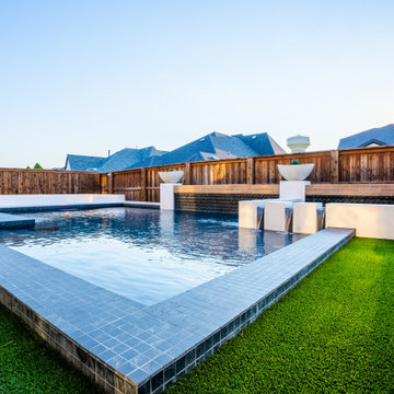 Luxury Modern Backyard- Frisco, TX