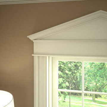 Colonial Revival Room with Mantle