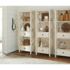 Bolanburg Display Cabinet, Casual Style, Antique White