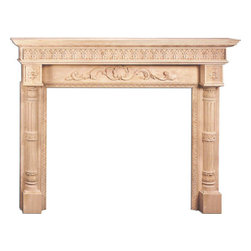 Inviting Home Inc. - Delaware Medium Fireplace Mantel - Fireplace Mantels