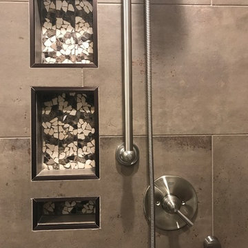 Asian Inspired Modern Bathroom