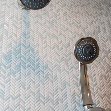 Grey and White Master Bathroom Suite, Cranston,MA