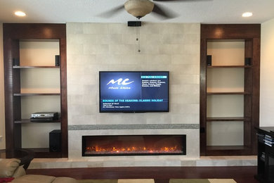 Electric Fireplace Wall