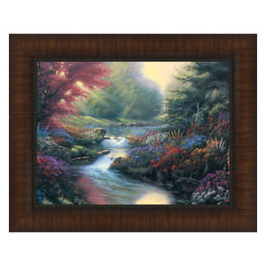 Secret Hideaway By Derk Hansen Stream Garden Print 16/" x 12/"