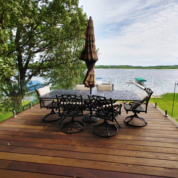 Sustainable Glass Deck on Lake Minnewashta