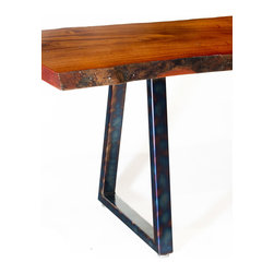 Live Edge Mahogany Bench - Accent And Storage Benches