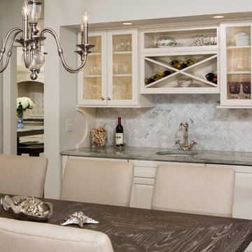 Fairfax Station Elegant Off-White Kitchen