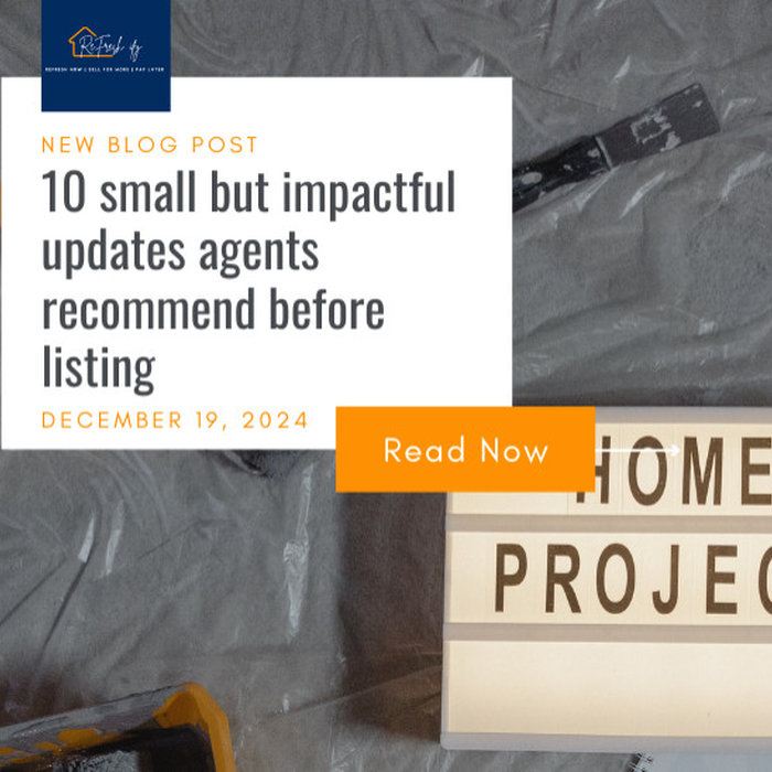 Home updates agents recommend before listing