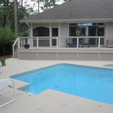 New pool deck, Guenther Designs & Consulting LLC