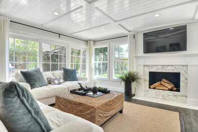 Trendy home design photo in Orange County
