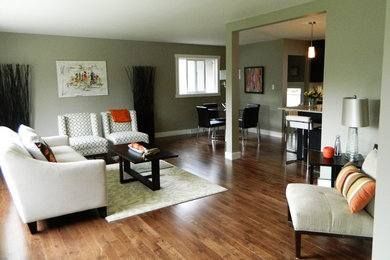 Living room - living room idea in Calgary