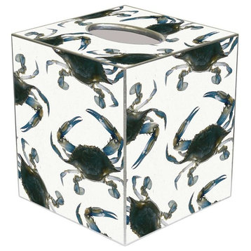 TB1517-Blue Crabs Tissue Box Cover