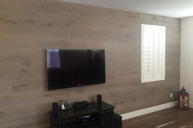 Wood Panel Accent Wall