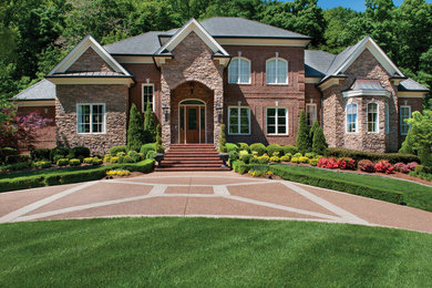 Contemporary exterior home idea in Nashville