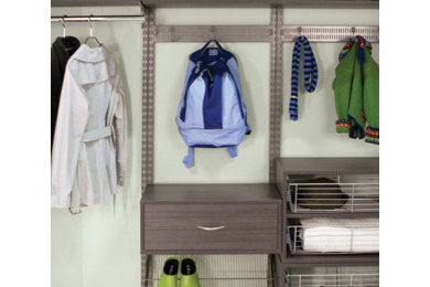 Total Organizing Solutions - Hanging Rail System for Mud Room