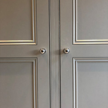 In-frame painted kitchen