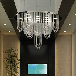 Kaskade Round Pendant Lamp by Penta Light - Pendant Lighting