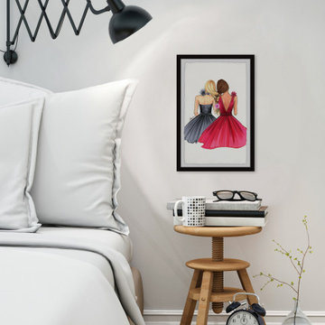 "We Braided" Framed Painting Print