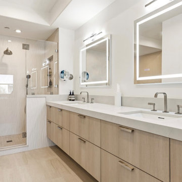 Playa Vista Drive Primary Bath and Powder Room / Playa Vista, CA