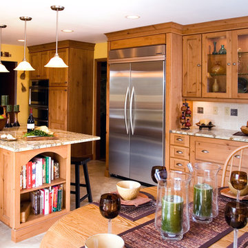 Rustic Contemporary Kitchen in Barrington