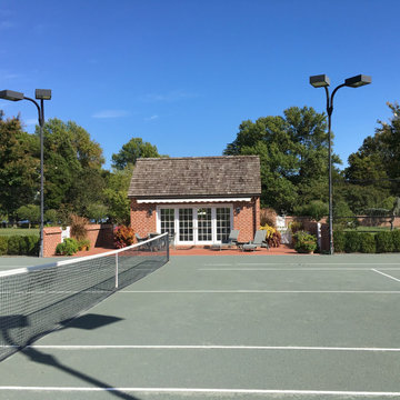 Tennis Court and Tennis Pavilion