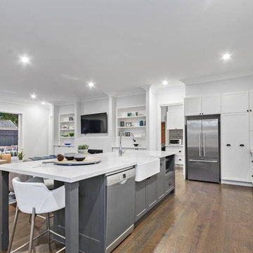 Kitchen & Living Room