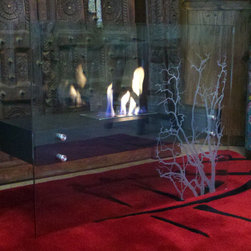 Nu-Flame Etched Decorative Bio-Fireplaces - Indoor Fireplaces