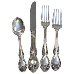 Towle Grand Duchess Teaspoon Monogram Sterling Silver Flatware