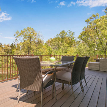 Custom Wrap Around Deck with Dry Space in White Lake, MI