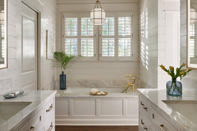 Bathroom - coastal bathroom idea in Tampa