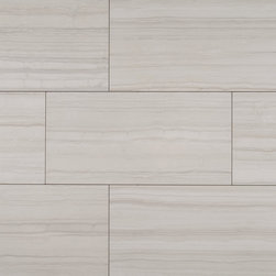Sophie White 12x24 - Wall And Floor Tile