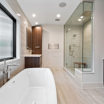 Custom Minimalist Master Bath