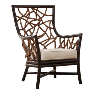 Armchair Trinidad Rattan Tropical Armchairs And Accent