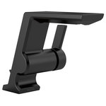 Delta - Delta Pivotal Single Handle Bathroom Faucet, Matte Black, 599-BLMPU-DST - The confident slant of the Pivotal Bath Collection makes it a striking addition to a bathroom�s contemporary geometry for a look that makes a statement. Delta faucets with DIAMOND Seal Technology perform like new for life with a patented design which reduces leak points, is less hassle to install and lasts twice as long as the industry standard*. You can install with confidence, knowing that Delta faucets are backed by our Lifetime Limited Warranty. *Industry standard is based on ASME A112.18.1 of 500,000 cycles.