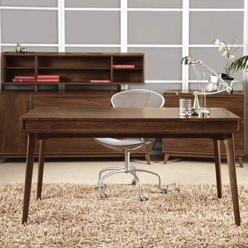 Catalina Desk, Credenza, and File Cabinet in Home Office
