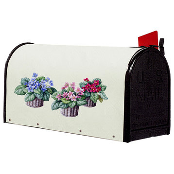 Bacova Fiberglass Wrapped Mailbox, Violetbasket